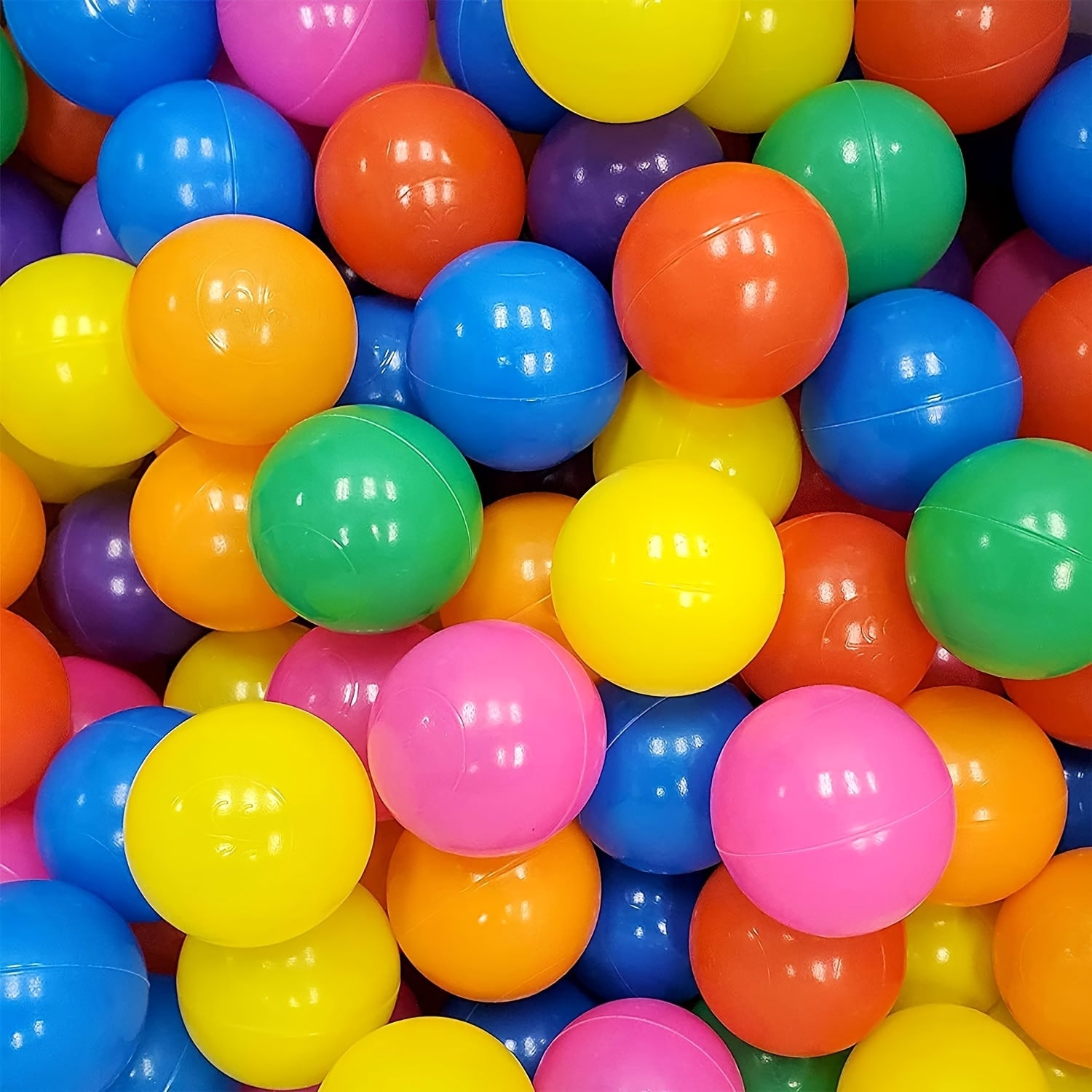 Candy-Colored Non-Toxic Ocean Balls - 100pcs